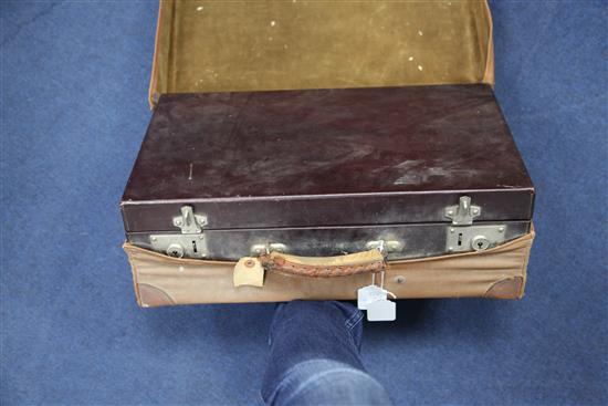 A 20th century Louis Vuitton travelling vanity case, 20.5in.